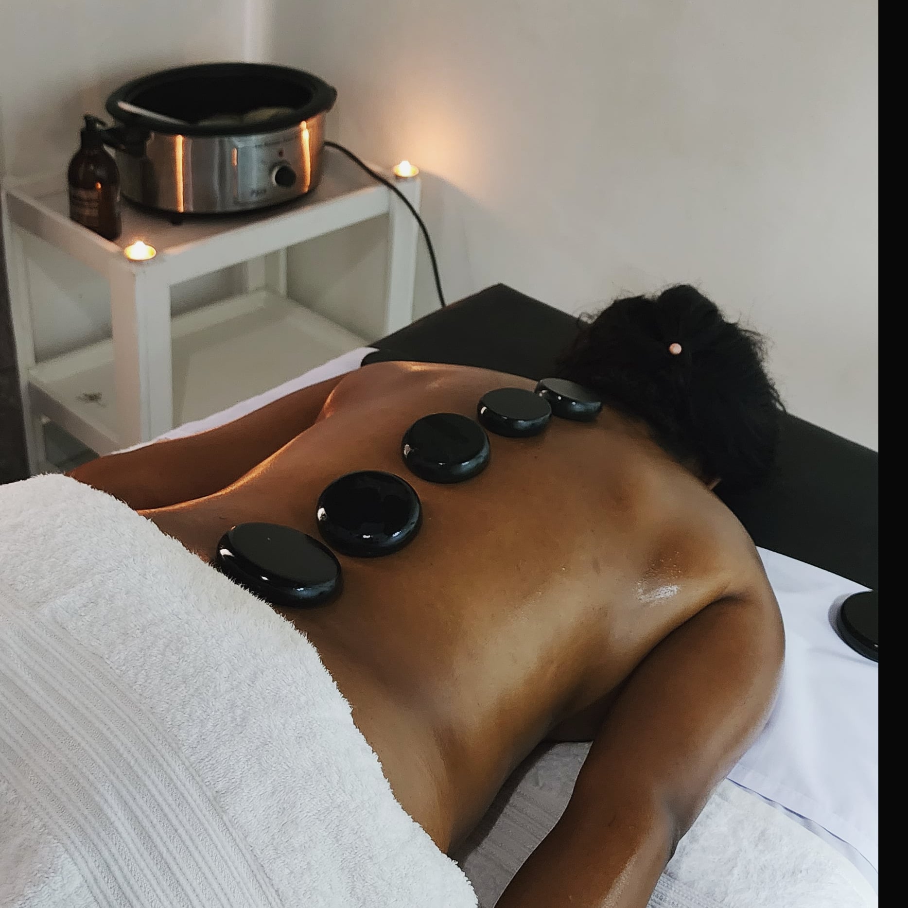 Healing Spa Kigali - Hot Stone Massage Time